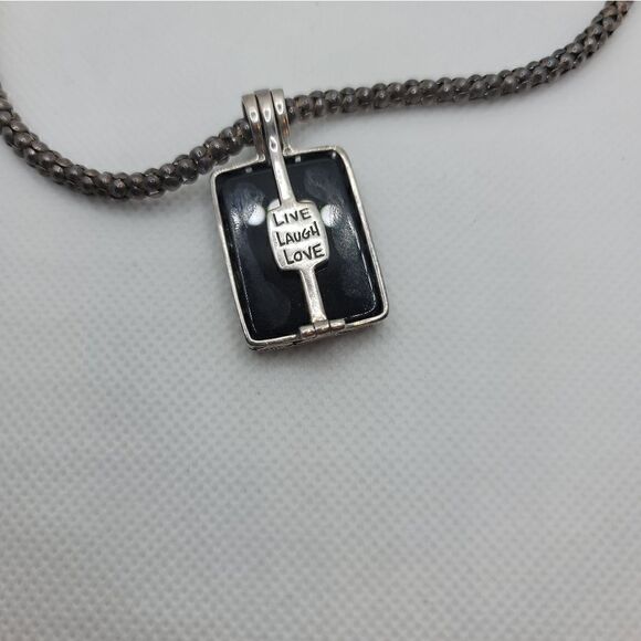 Silpada Sterling Necklace With Interchangeable Pendant - Picture 3 of 7